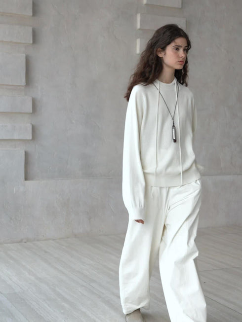 Liora Wool Hoodie Pullover